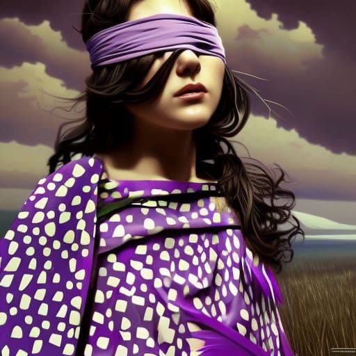 Blindfolded Woman 