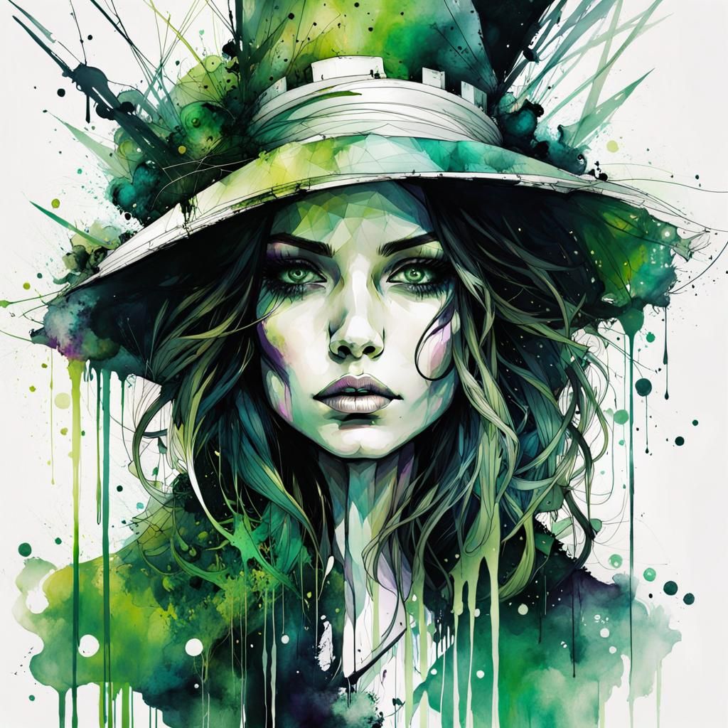 Green witch  by @Paulo