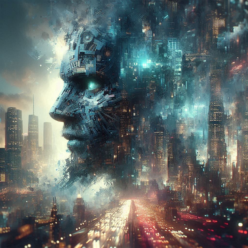 double exposure beautiful fantasy portrait landscape..
