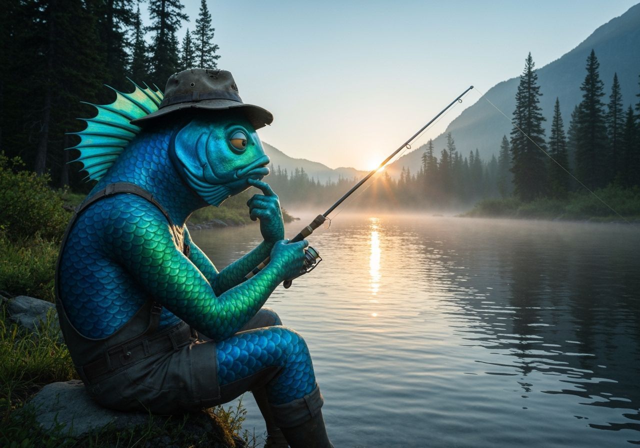 Fish er man  by @MaximoHercon