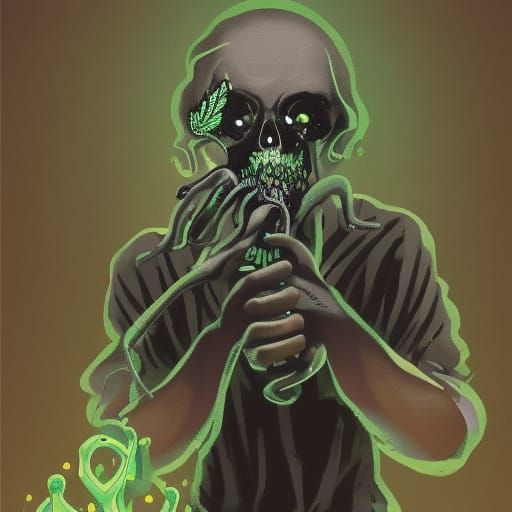 Zombie 8k resolution holographic astral cosmic illustration ...