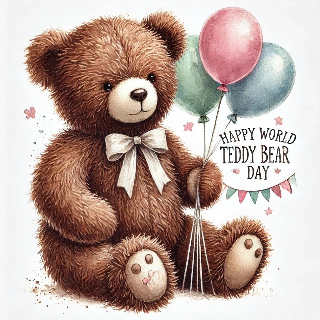 Happy World Teddy Bear Day