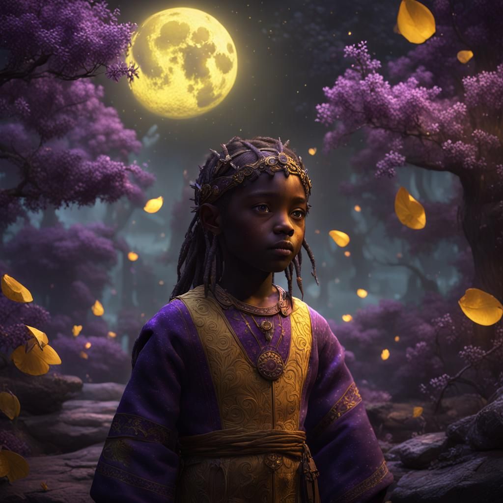 "The Enchanting Whispers of Nature in the Moonlight"