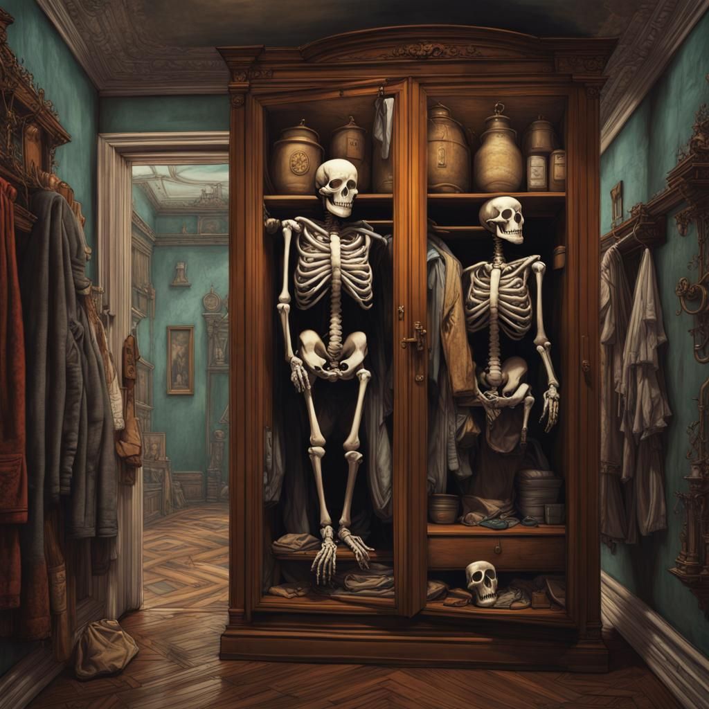 Do you have any skeletons in your closet?  by @Hek