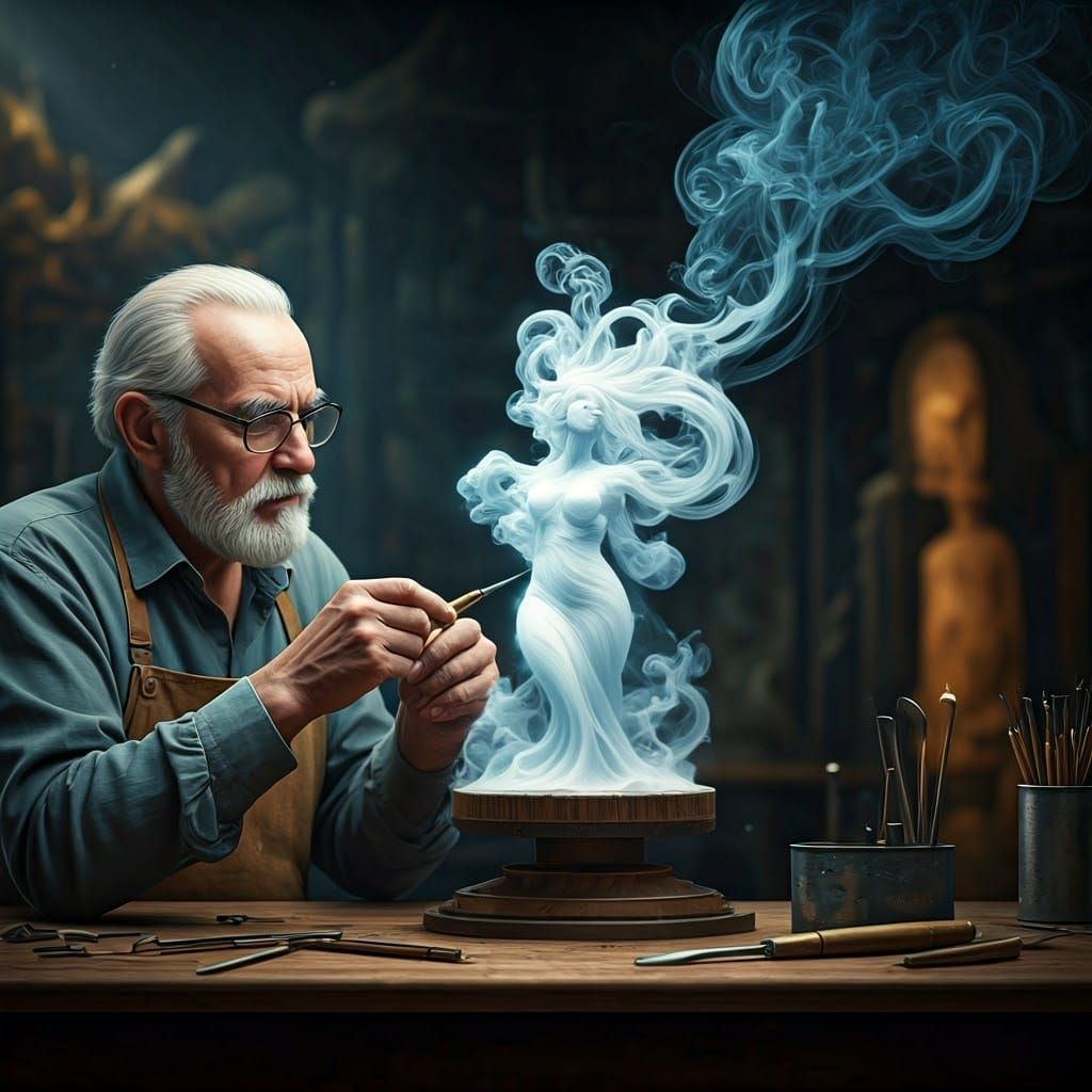 Smoke sculptor  by @Dark Magoo