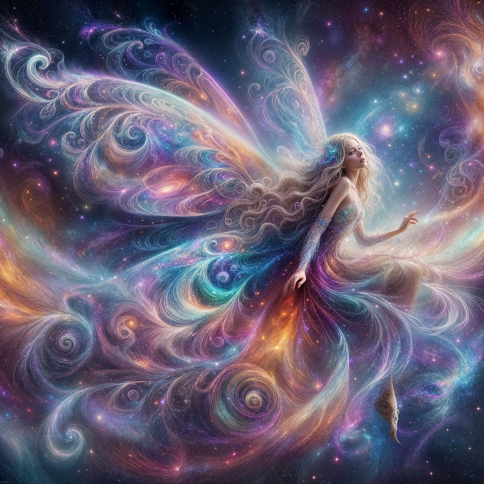 Whimsical Fairy  by @TwistyGalaxyGirl