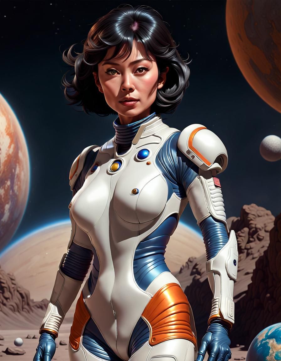 Space Maidens - AI Generated Artwork - NightCafe Creator