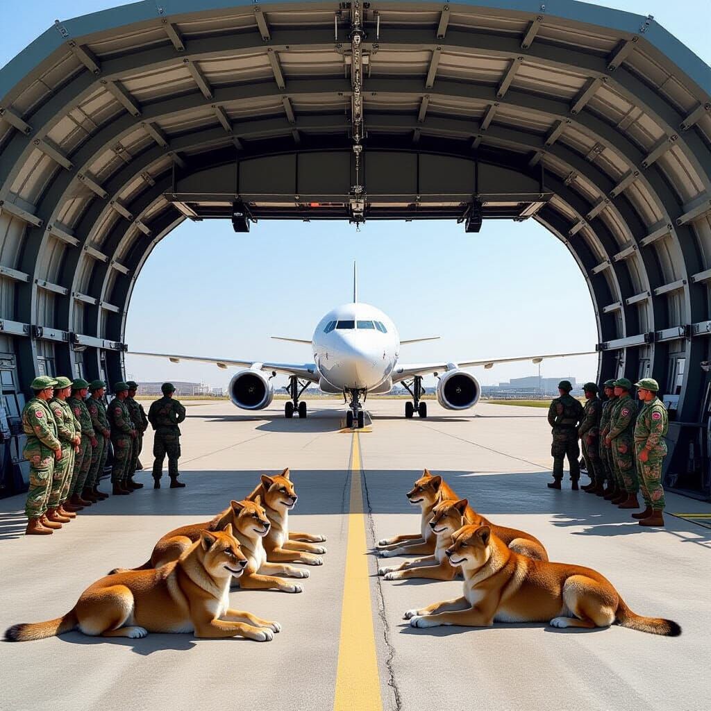 Navy SEALs Training Base with Tower and Lions