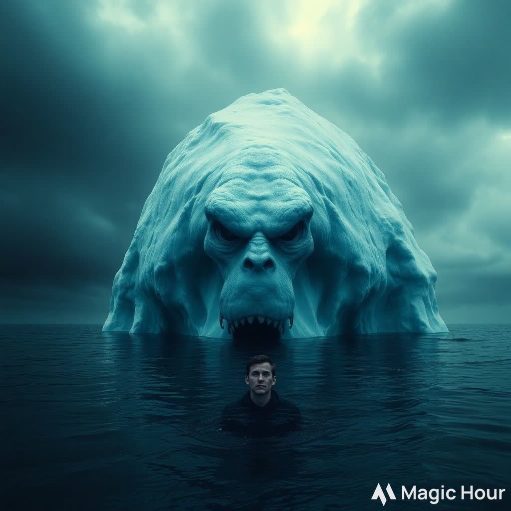 Scary horror art creations of 1997 the bloop sound if it was...