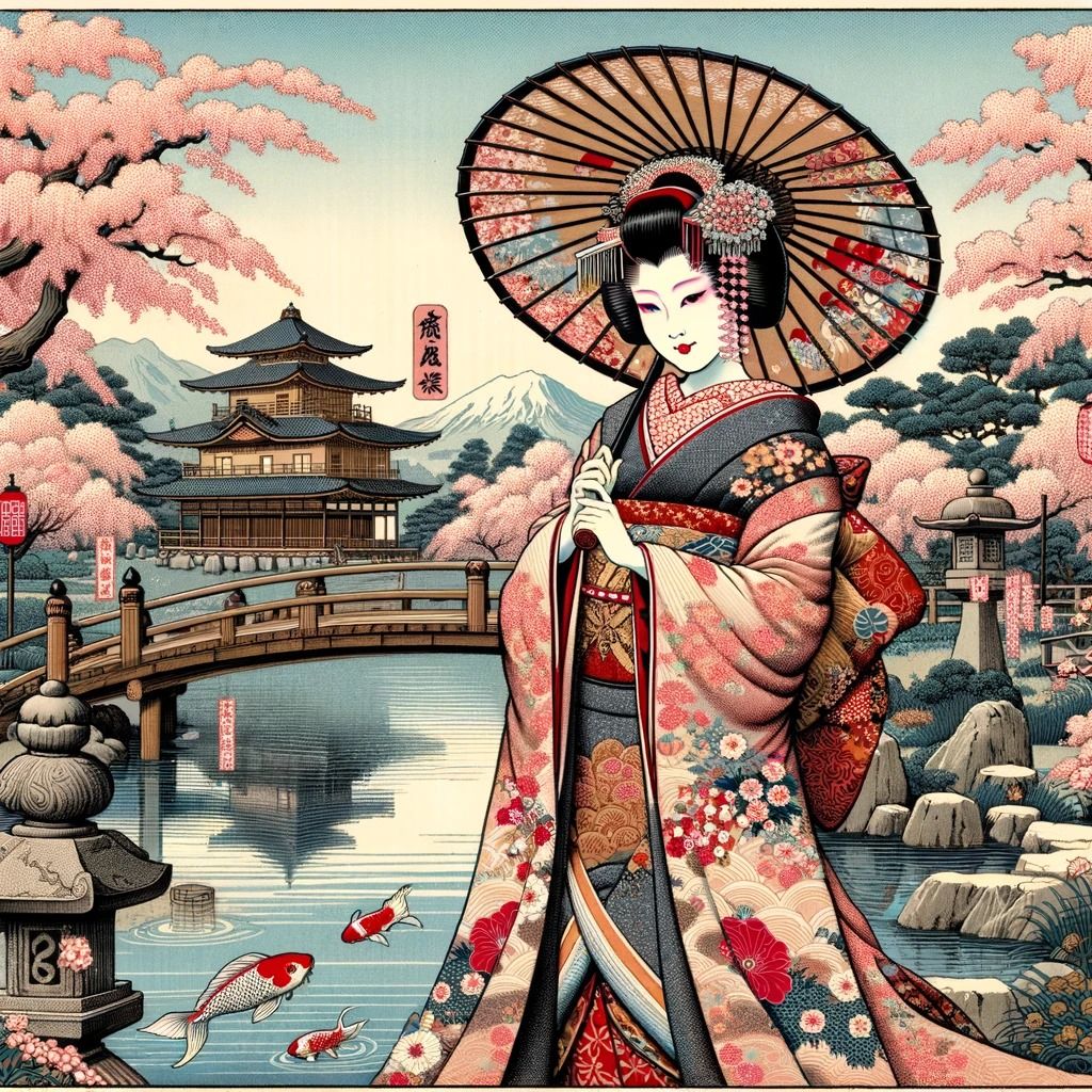 Beautiful geisha