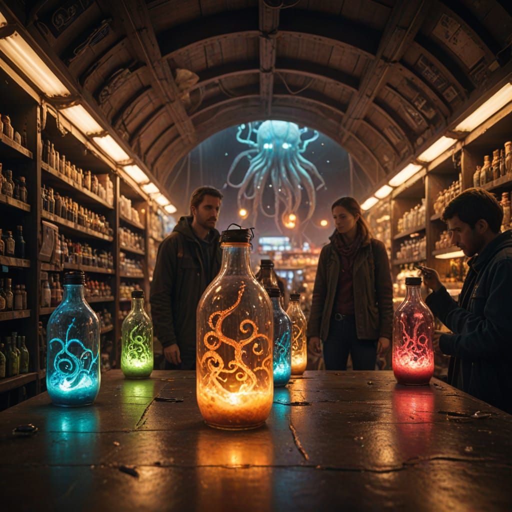 An intergalactic bazaar  by @J_Creations