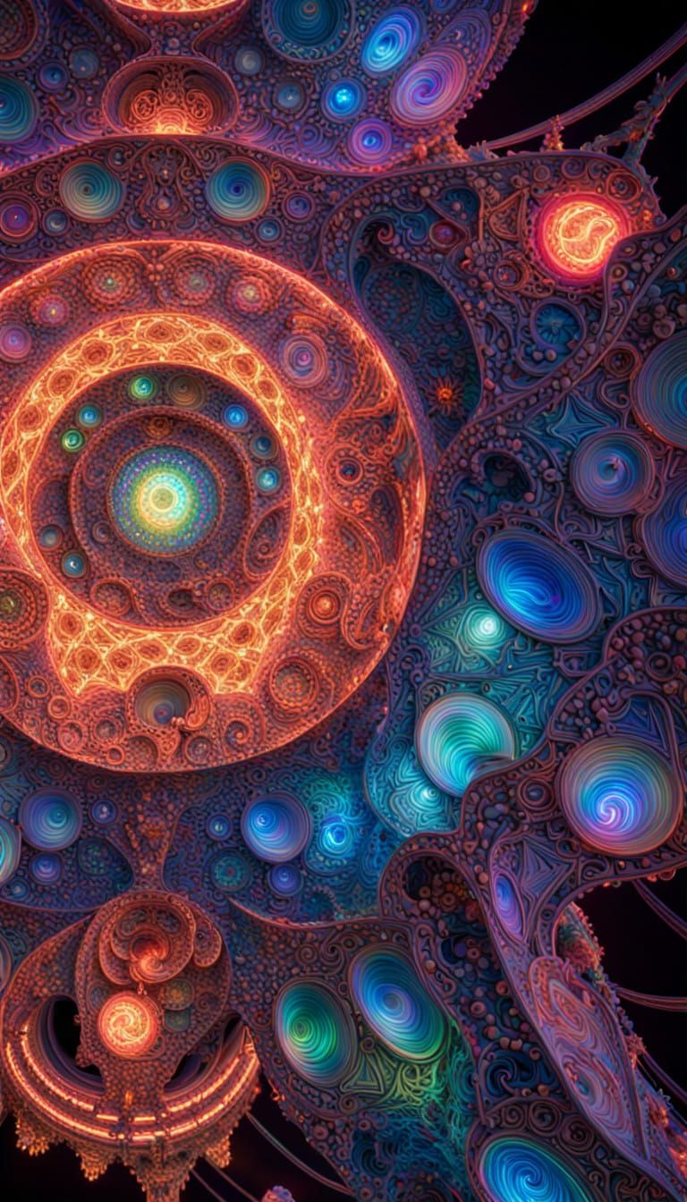 Zentangle Iridescent Masterpiece Extrapolate and ... - AI Art