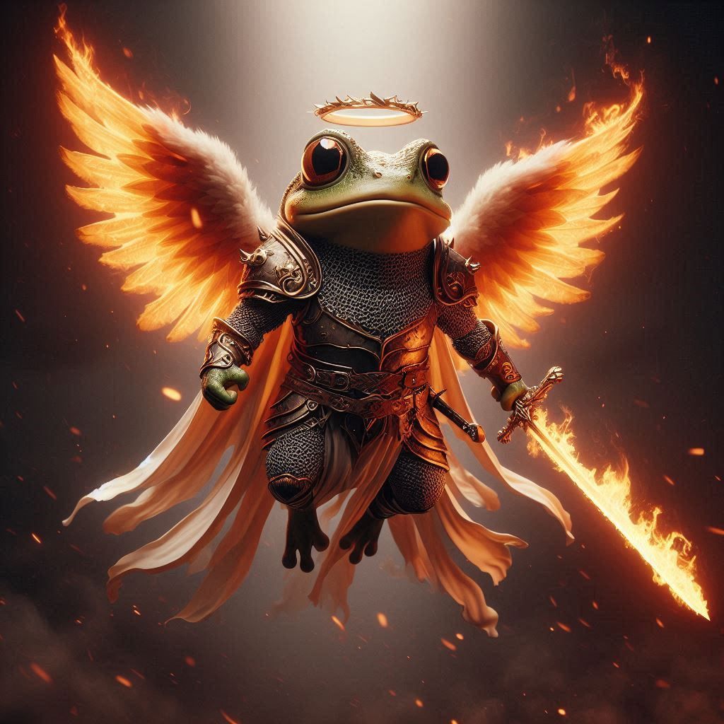 Froggael, the Frog Archangel