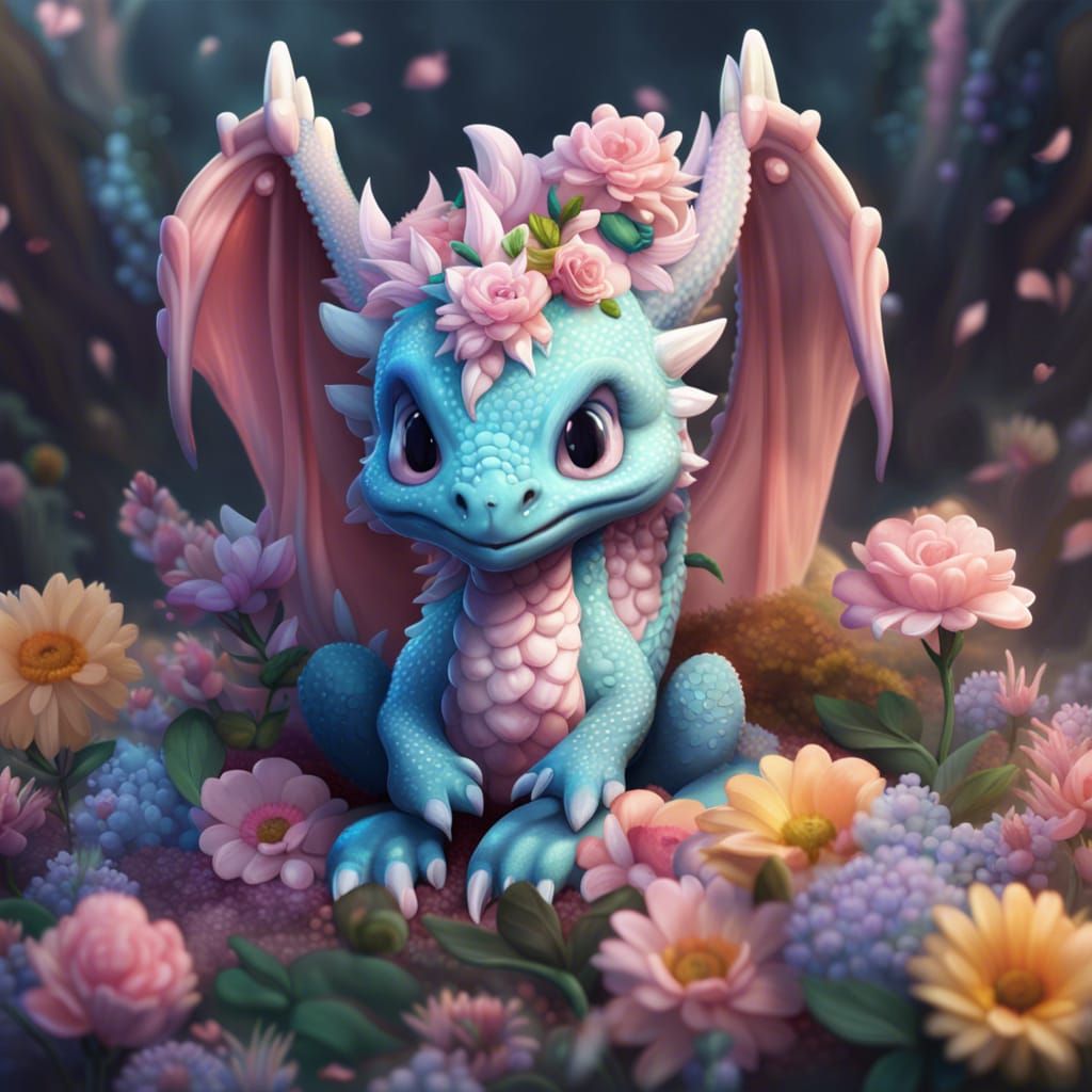 Baby Dragon - AI Generated Artwork - NightCafe Creator