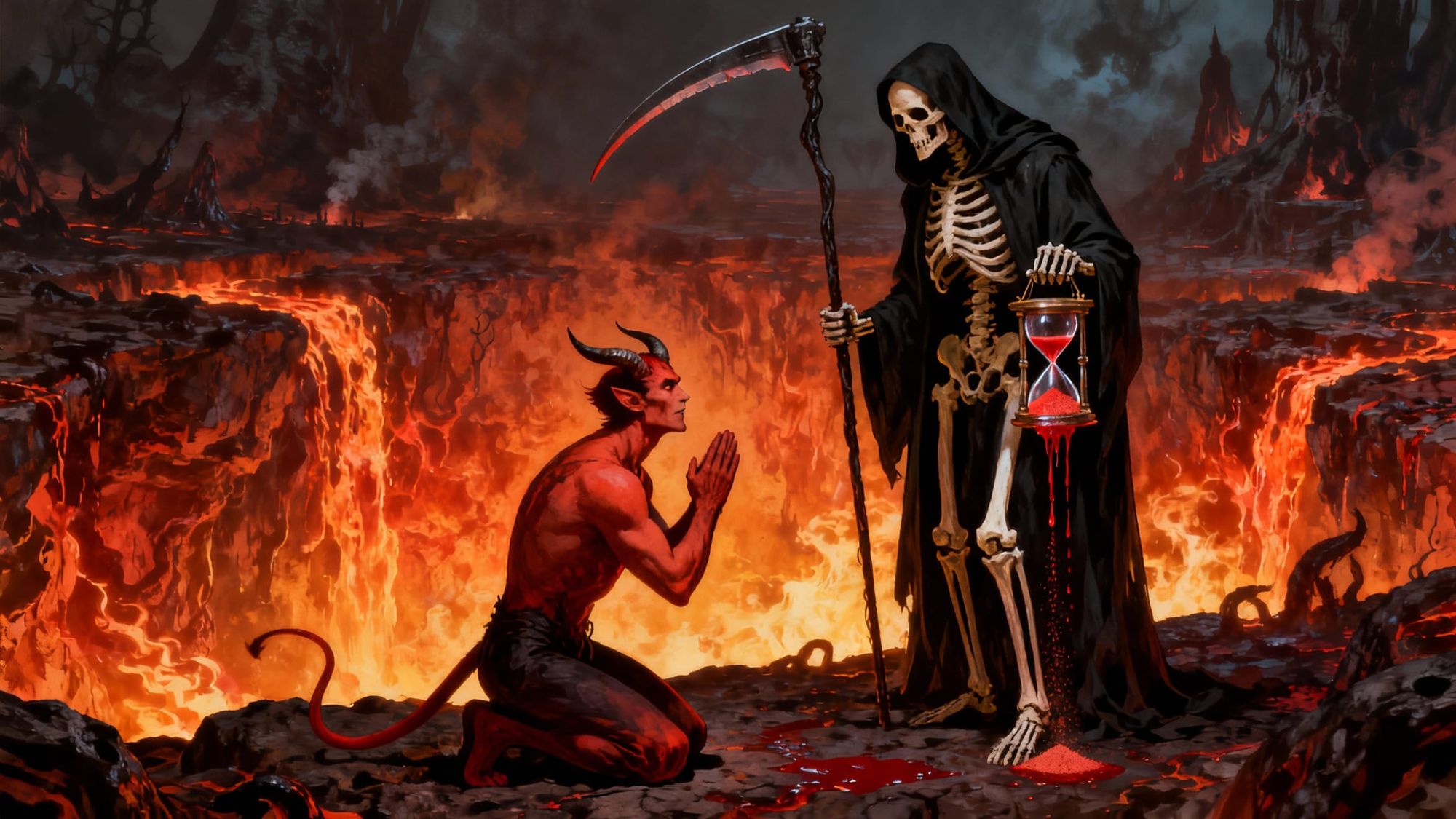 time does not stop even for the devil