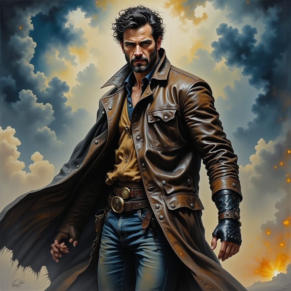  <lora:Calor Blanco Flux:1.0>man