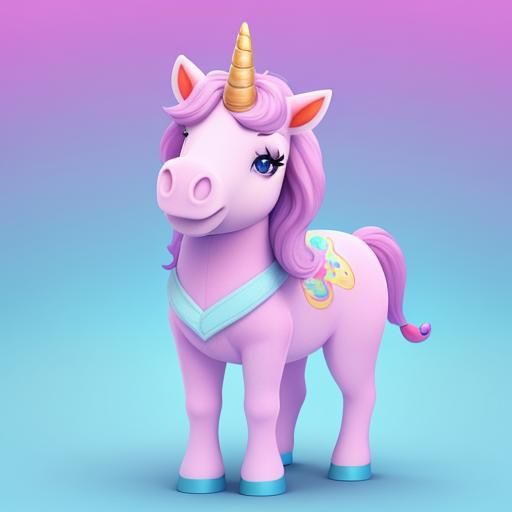 My little unicorn - AI Generated Artwork - NightCafe Creator