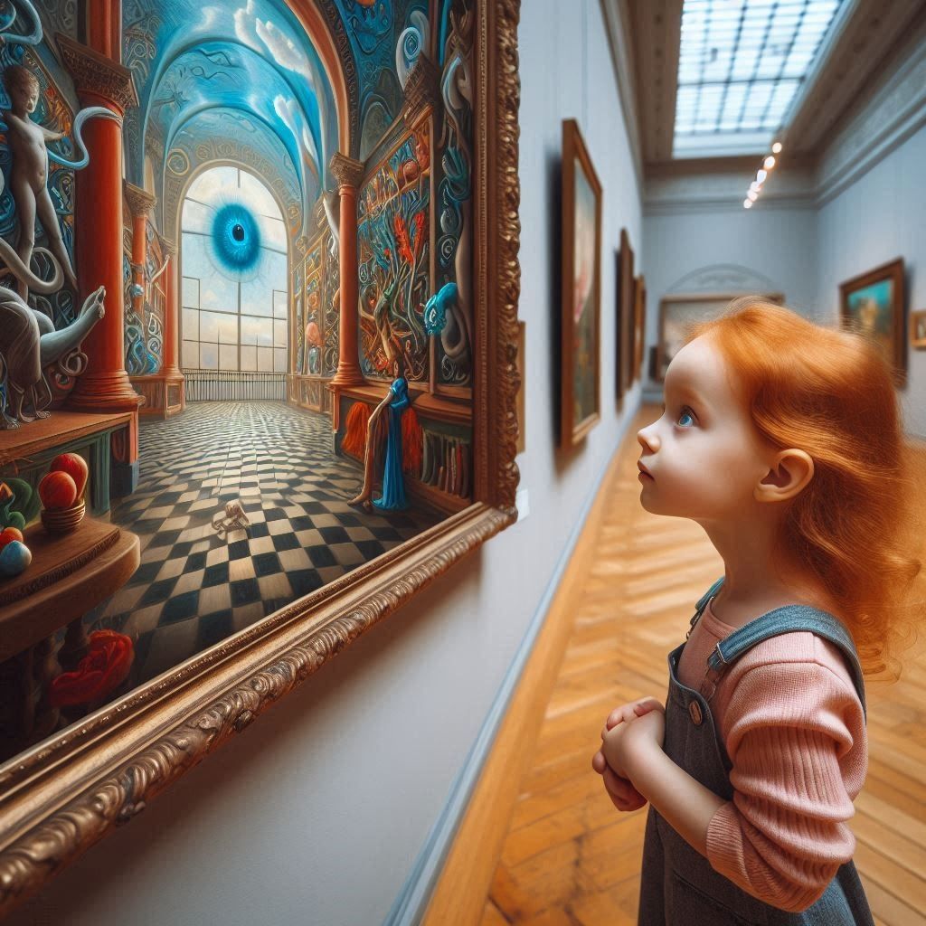 Try to figure out a surreal painting