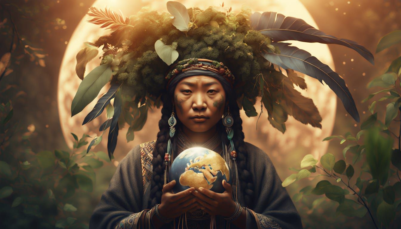 The Spirit of Earth  by @Iwonah