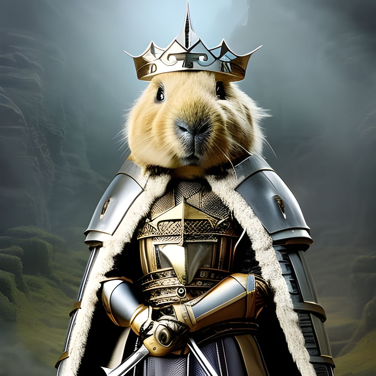 King Cute, the III-rd  by @udar007