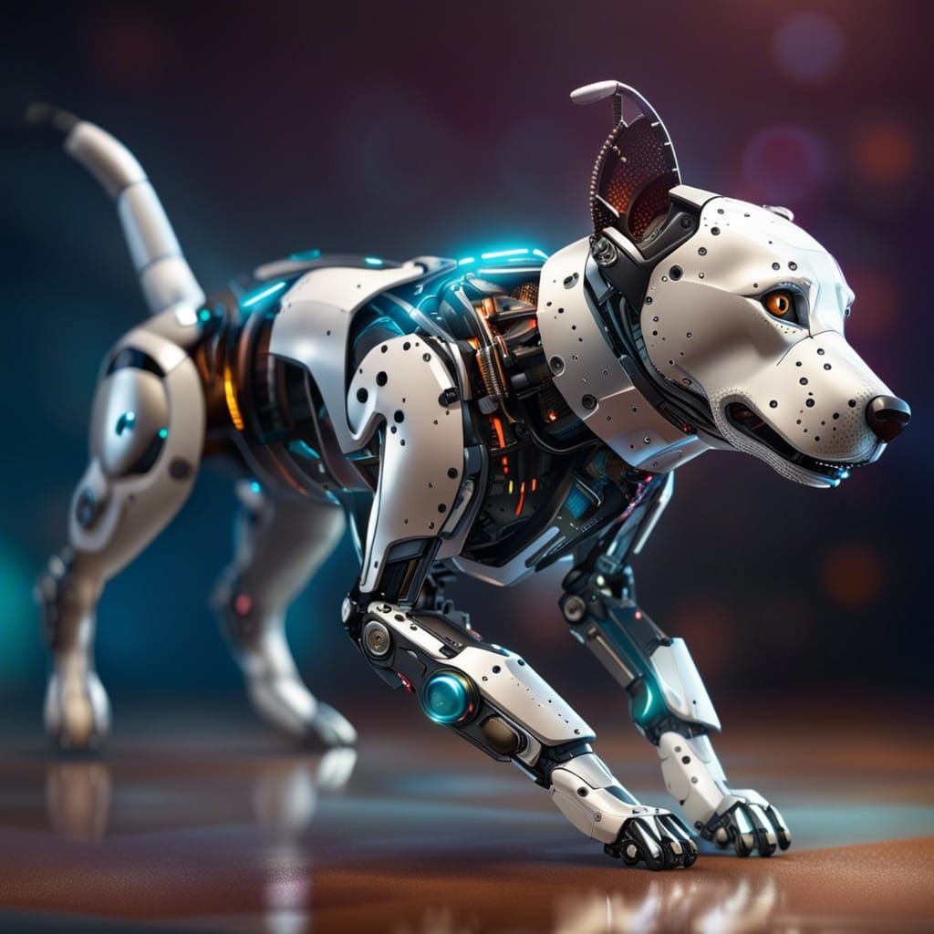 Robotic dog  by @Kelder