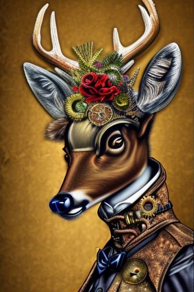 Steampunk Deer
