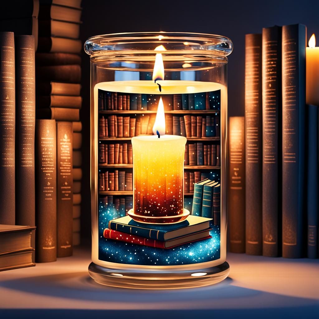 Library Candle