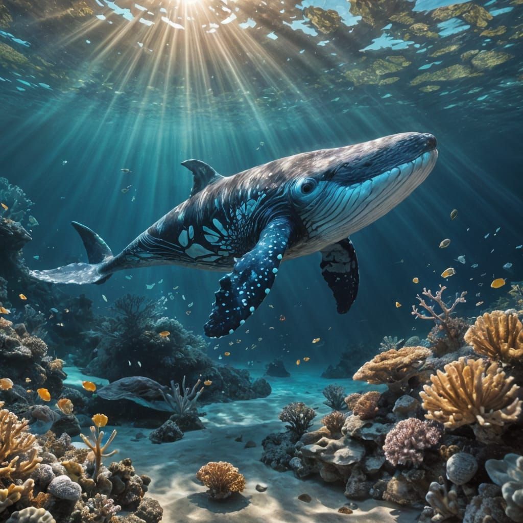 Majestic whale  by @El Sombro