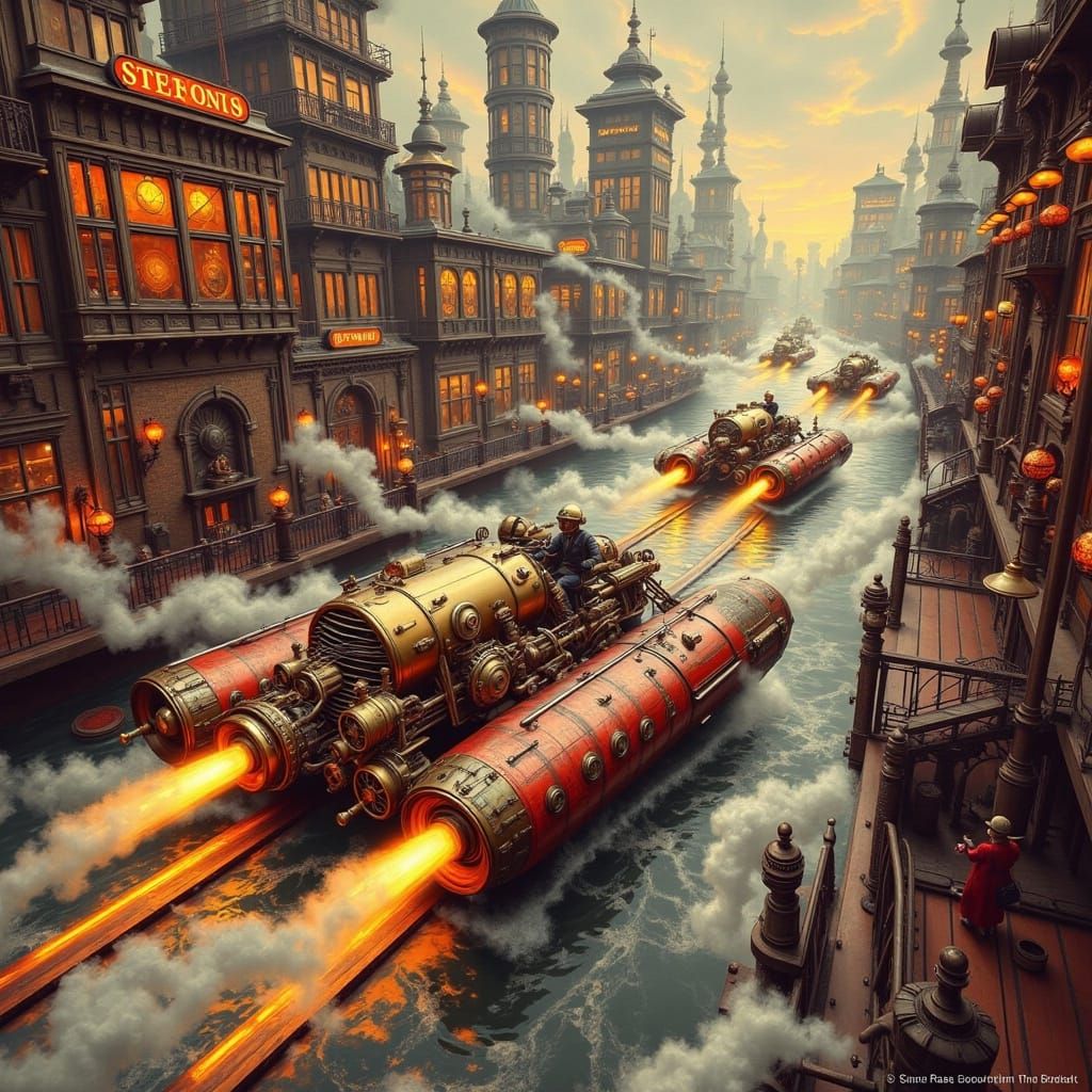 🎙️The race begins as Harold's engine #2 cuts out and sends him askew!