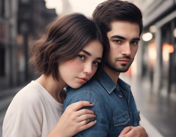 Realistic Couple Holding Hands in 8K