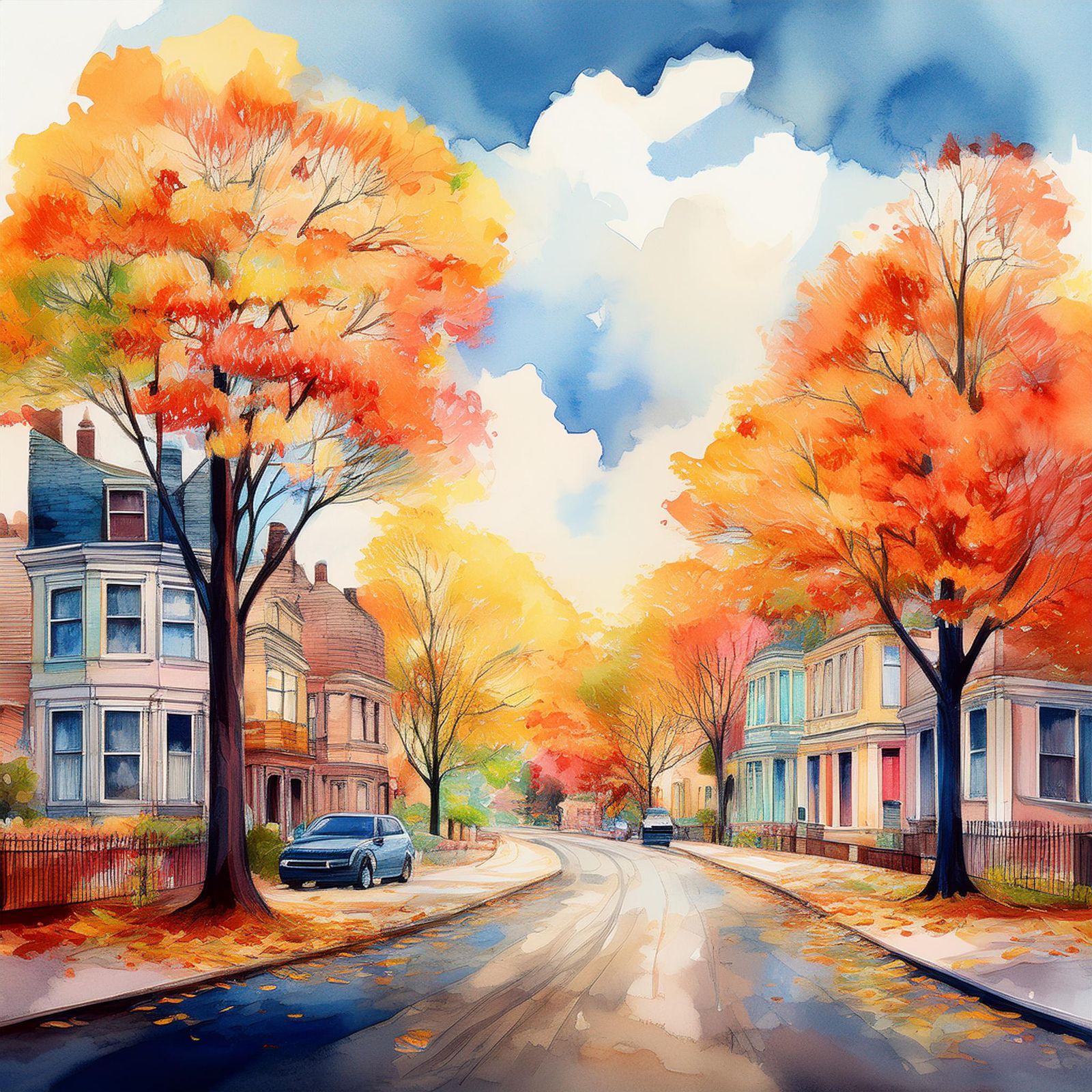 Autumn Comes to the Village