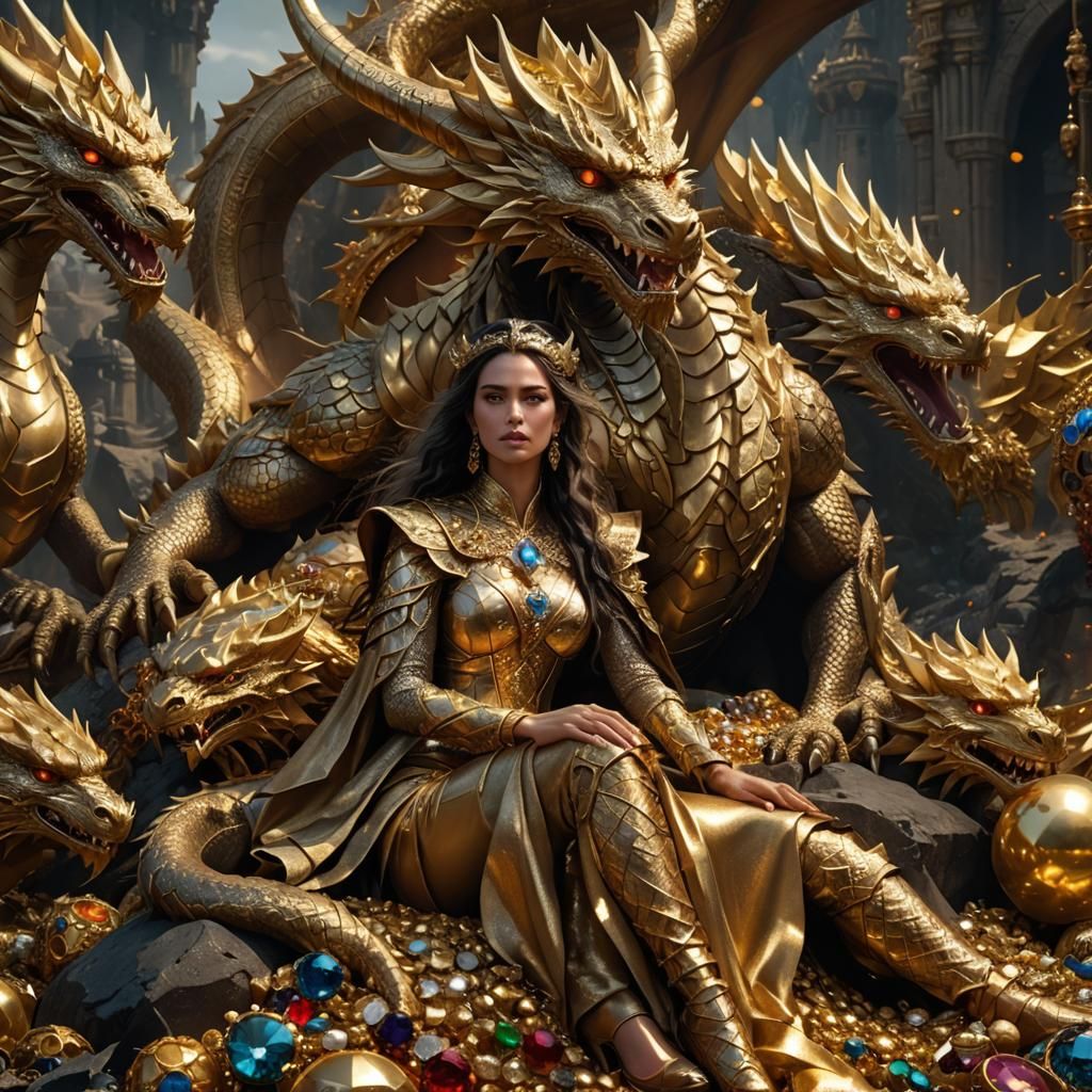 Golde  Dragon Queen  by @Metal_Bob_M