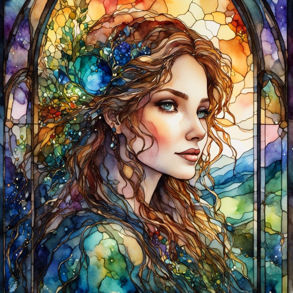 Portrait of a lovely lady
