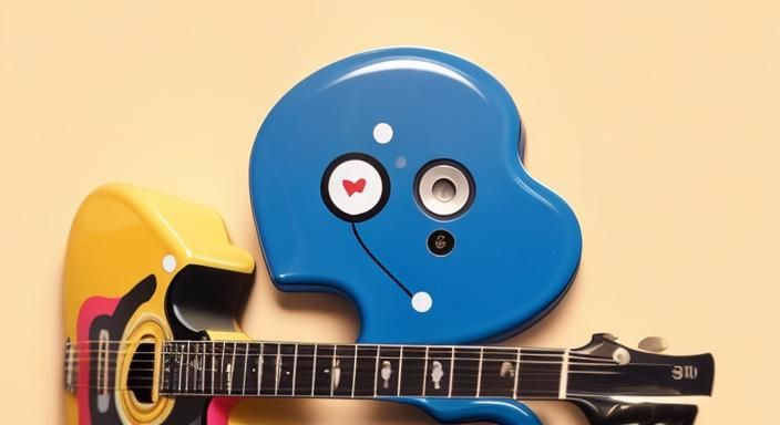 Colorful Guitar Pick with Positive Personality