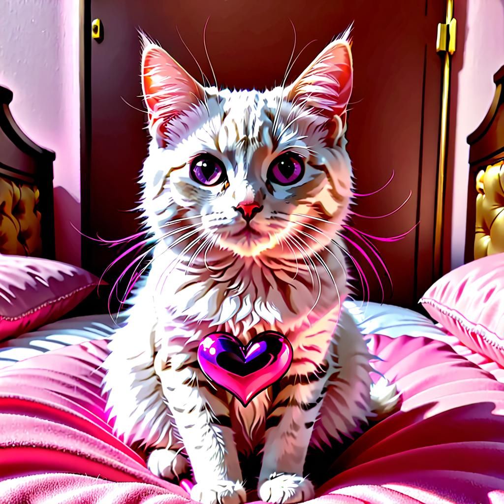 Pink Hearts and Cats: An Emoji Extravaganza