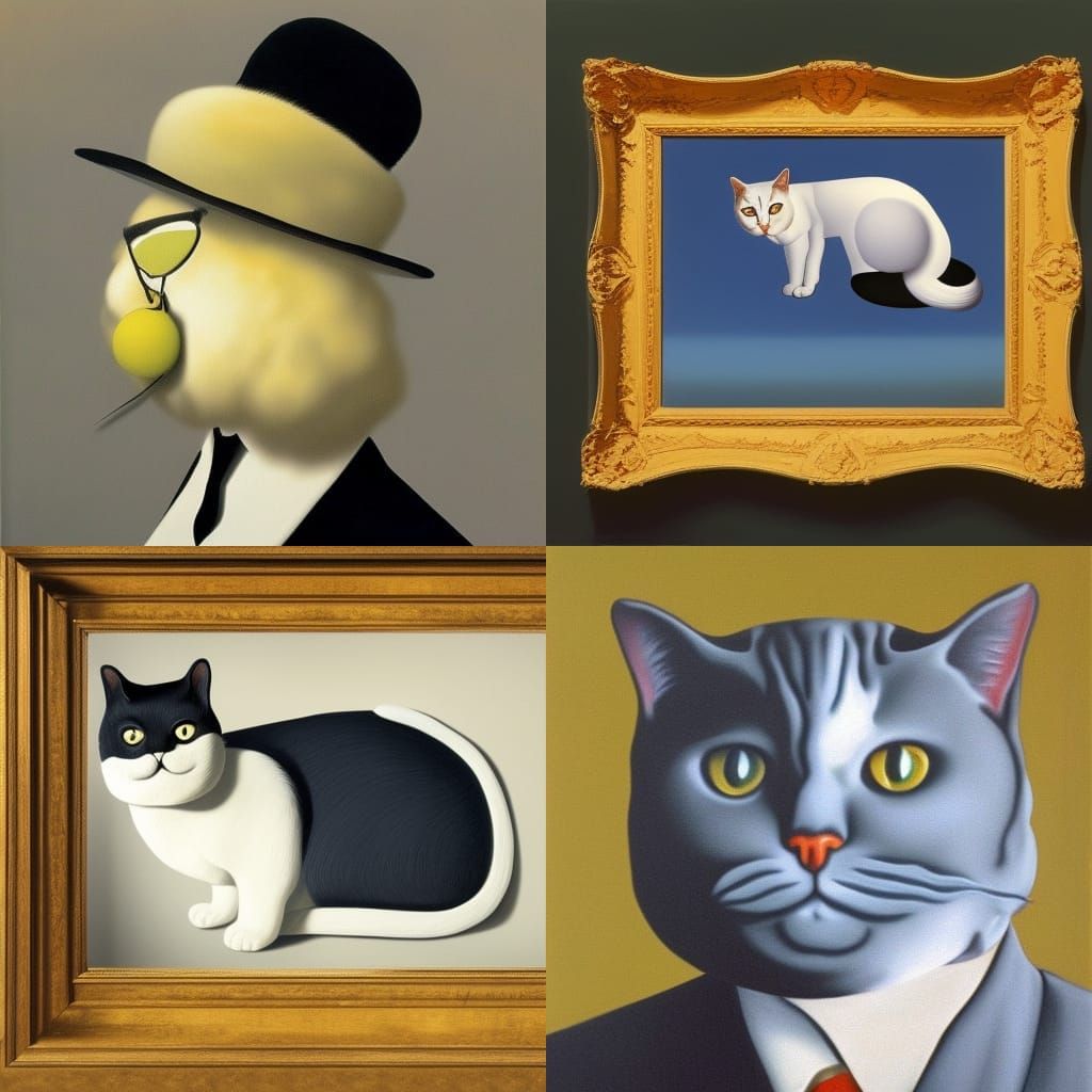 Magritte cat