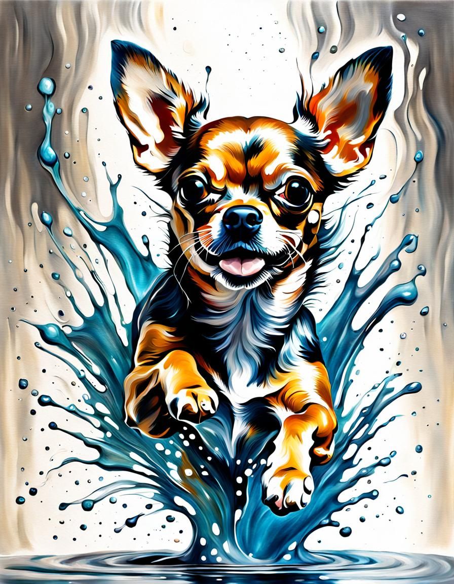 Chihuahua in motion