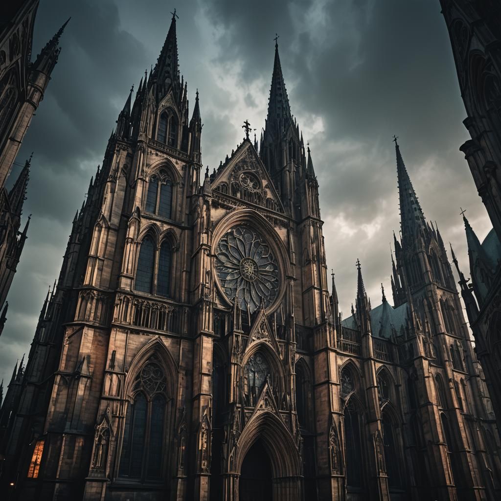 huge gothic church