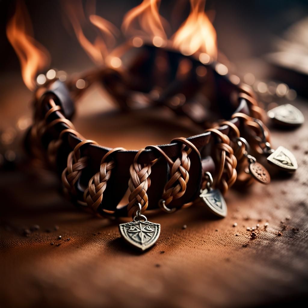 Dresden's shield bracelet.