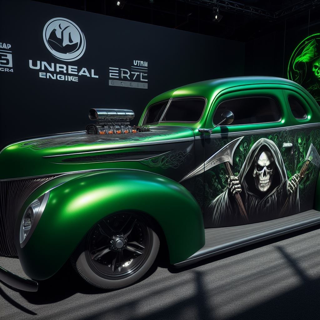 1940 Ford Coupe Grim Reaper Halloween Series