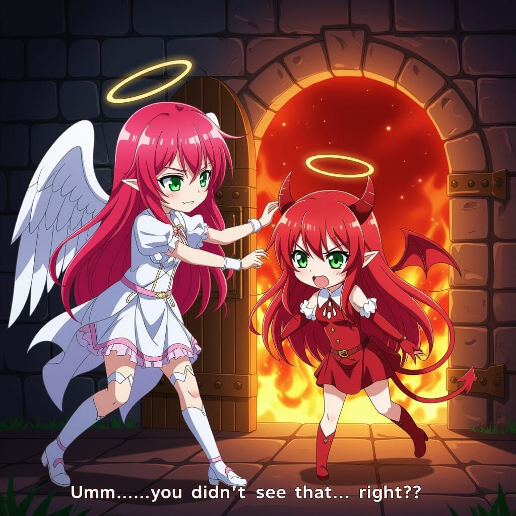 Wait...you saw that? I never get to have fun...