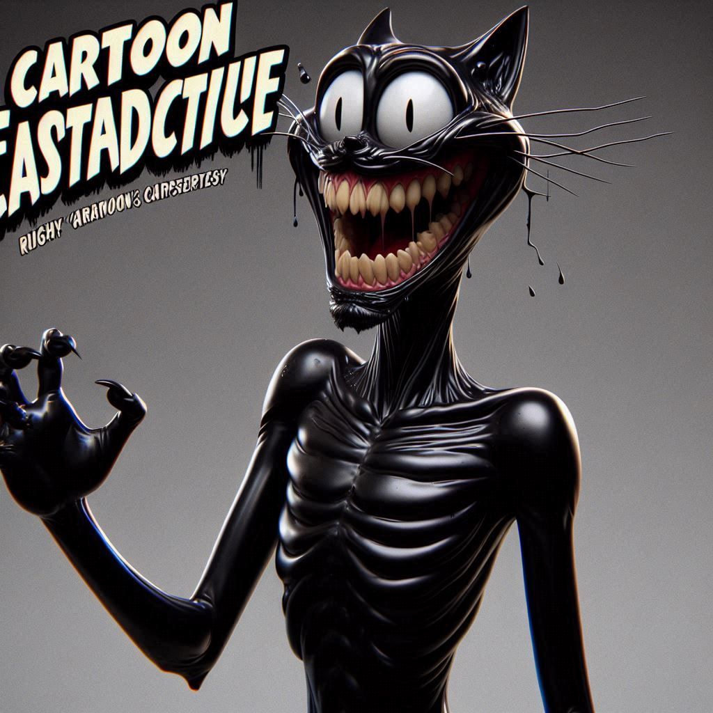 Cartoon Catastrophe (Cartoon Cat AI Song Thumbnail)