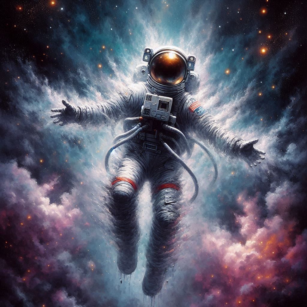 I can never get out of here.
I don't want to just float in fear.
Dead astronaut in space.
( Dissociative - Marilyn Mans...