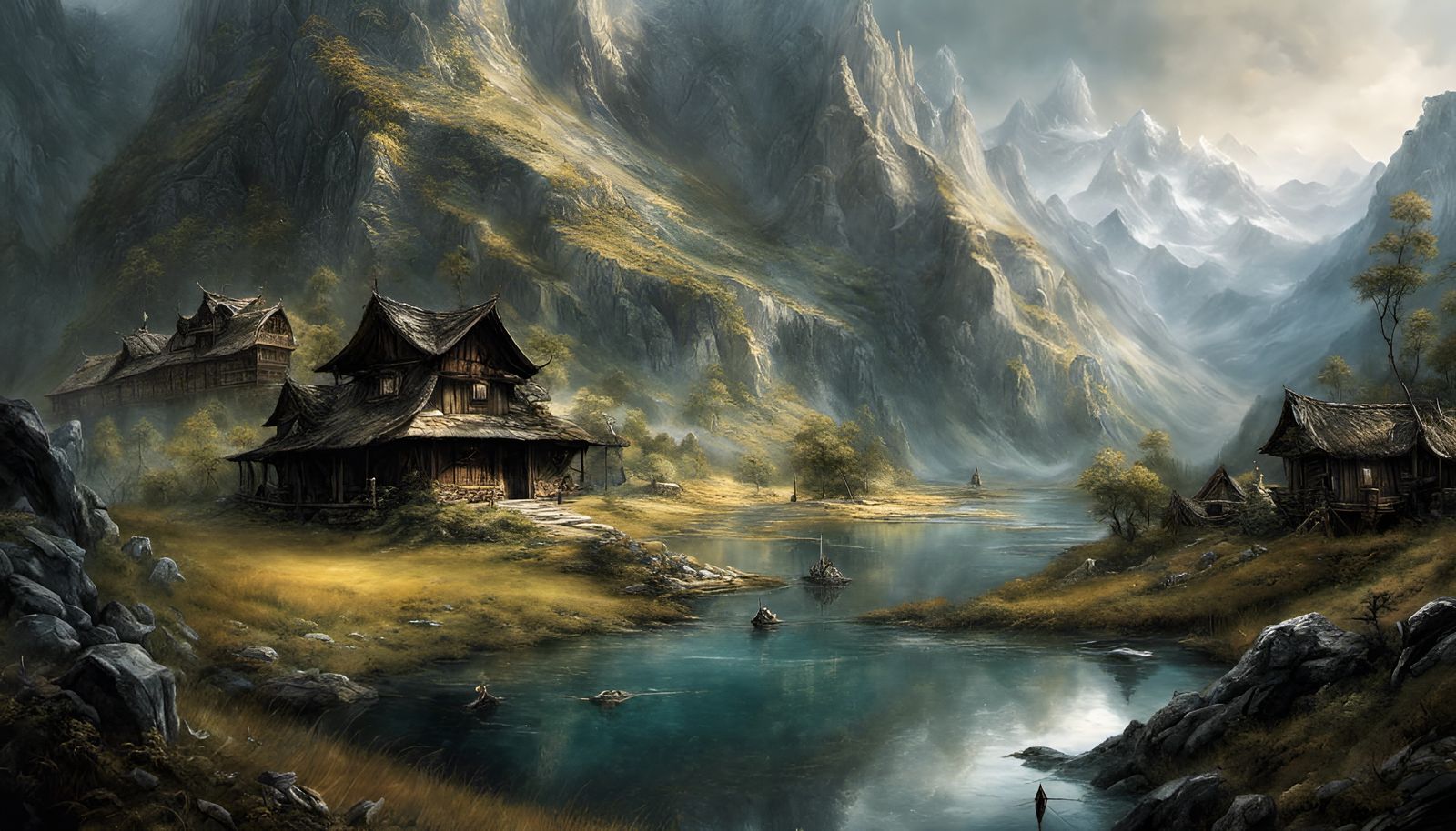 Mountainous village  by @ShclasH