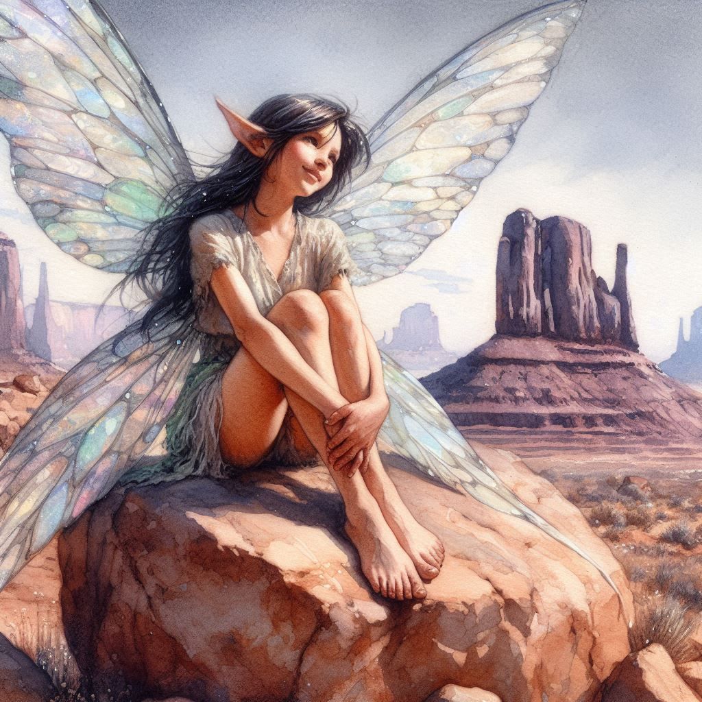 Fairy of The Mittens, Navaho Land