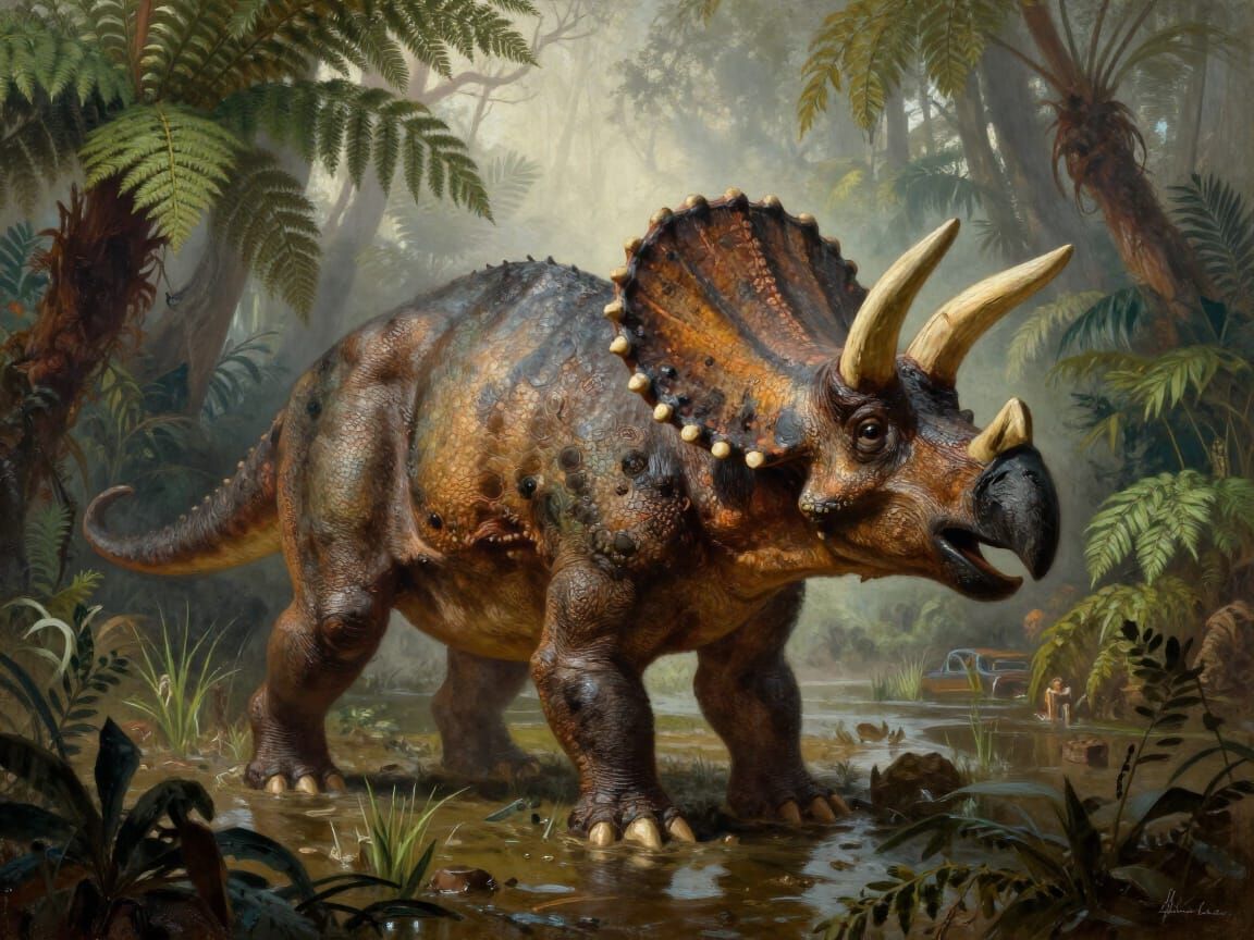 The Last Stand of the Titan :: Triceratops Prorsus  by @Uwork
