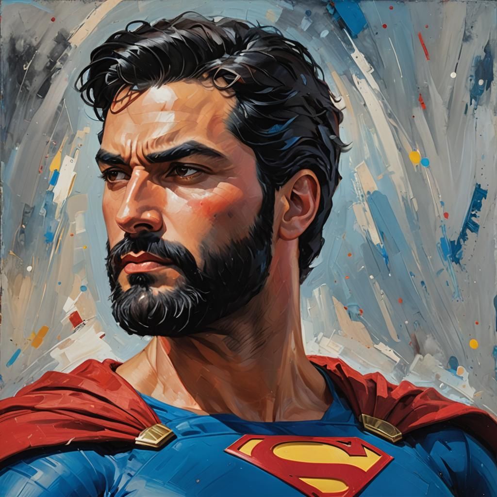 Black-Bearded Superman