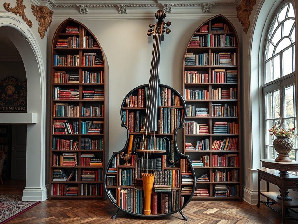 Cello bookcase  by @Sullivan-Shaw
