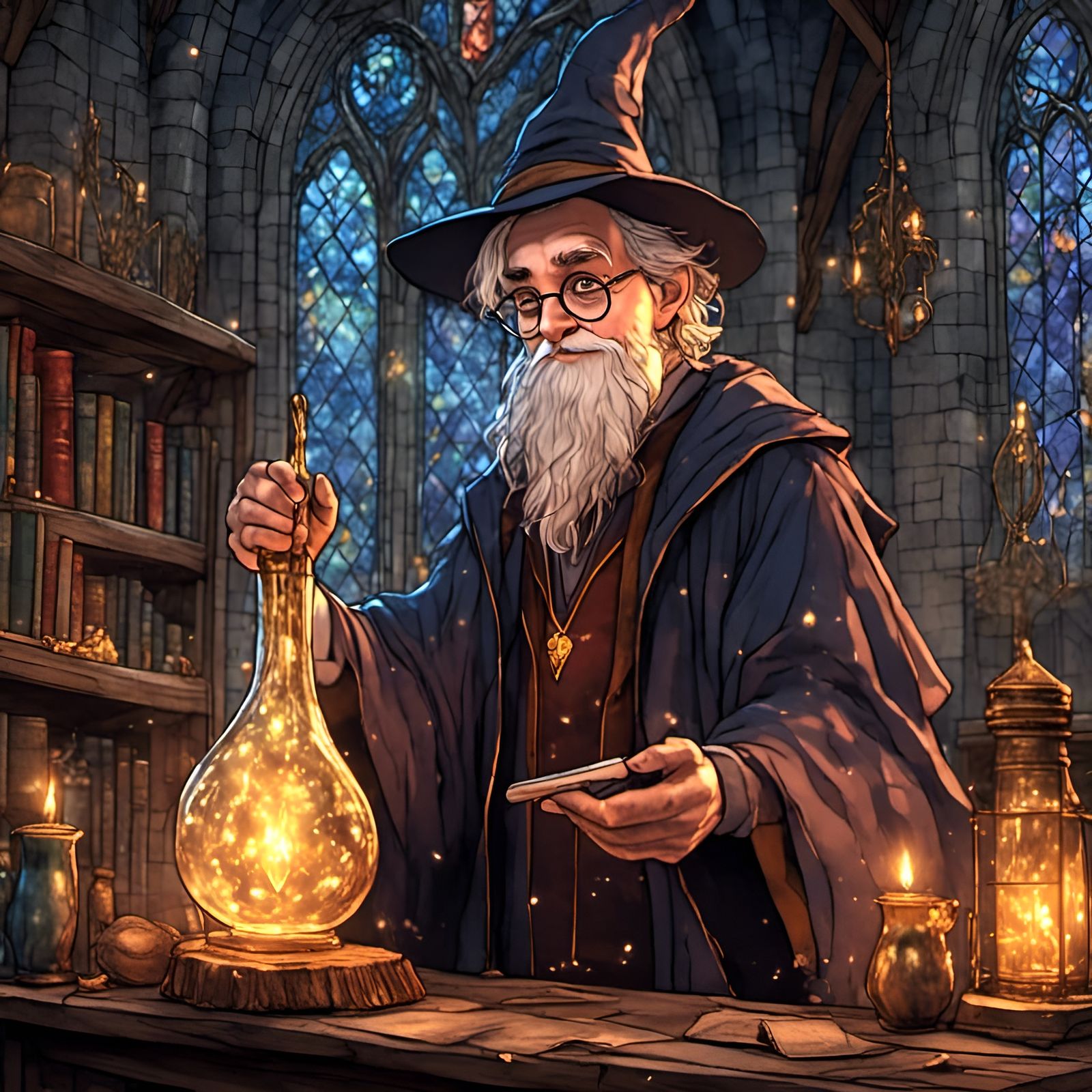 Wizard Harry Potter - AI Generated Artwork - NightCafe Creator