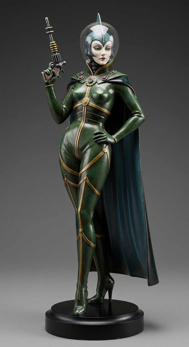 Queen of Ganymede sculptures